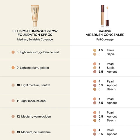 ILLUSION LUMINOUS GLOW FOUNDATION SPF 30