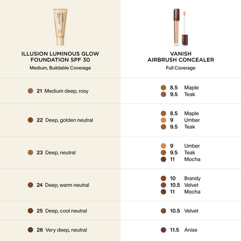 ILLUSION LUMINOUS GLOW FOUNDATION SPF 30